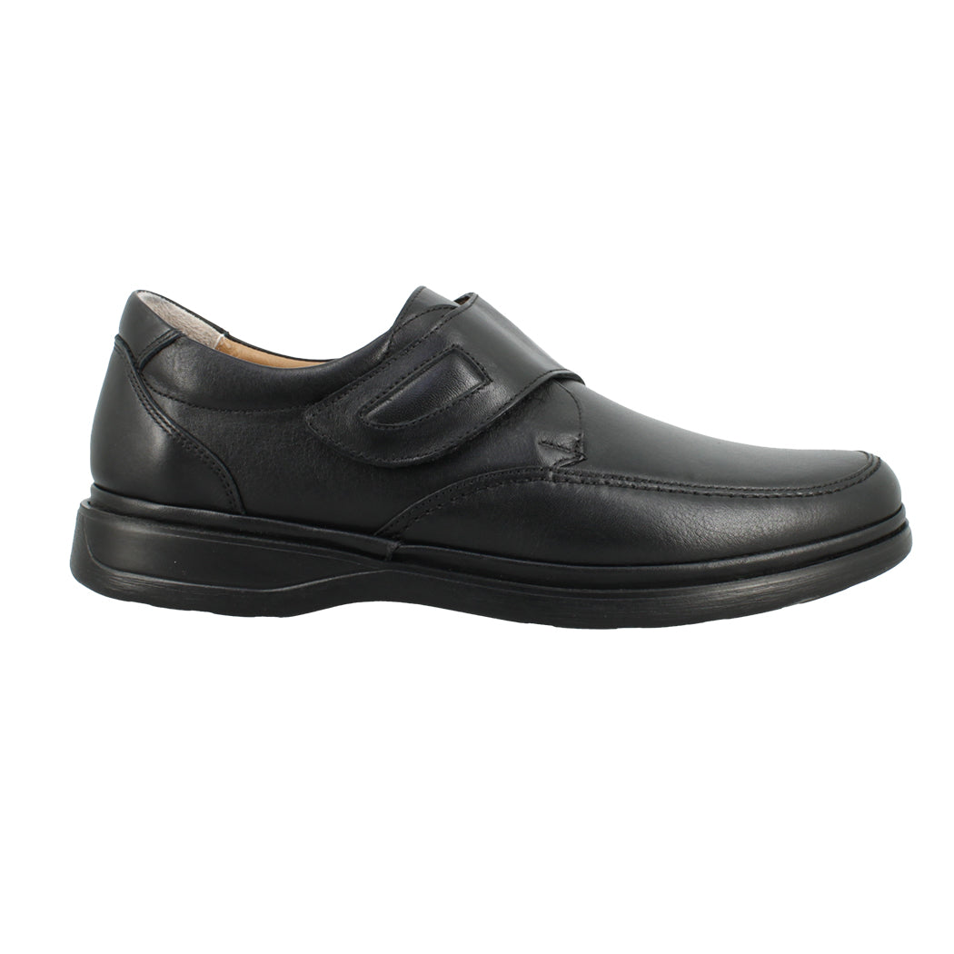 ANTONELLO 56.W236-252 Μαύρα Ανδρικά Παπούτσια Με Αυτοκόλητο