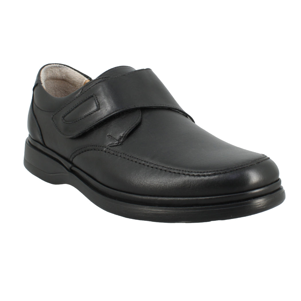 ANTONELLO 56.W236-252 Μαύρα Ανδρικά Παπούτσια Με Αυτοκόλητο