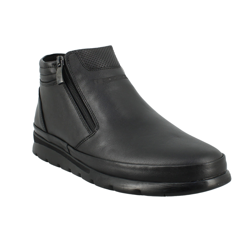ANTONELLO 56.W923-918 Μαύρο Δερμάτινο Ανδρικό Μποτάκι