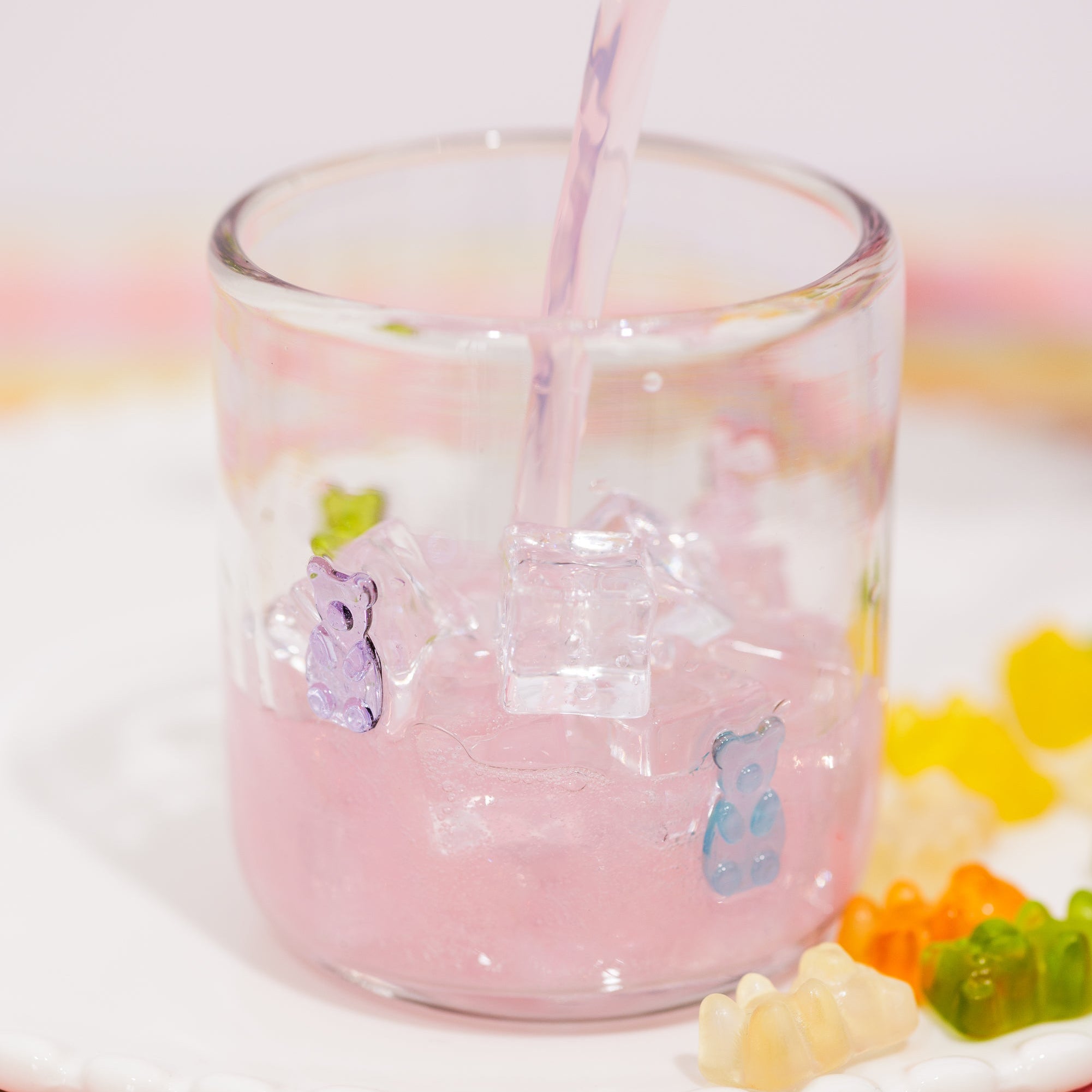 KOART| CANDY BEAR Σετ 4 Γυάλινα Ποτήρια 420ml