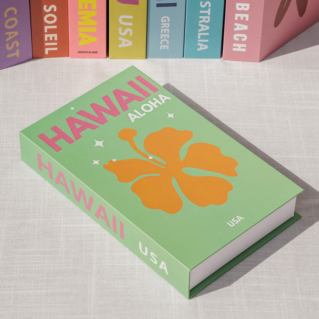 KOART| Hawaii Διακοσμητικό Βιβλίο/Κουτί με χώρο αποθήκευσης