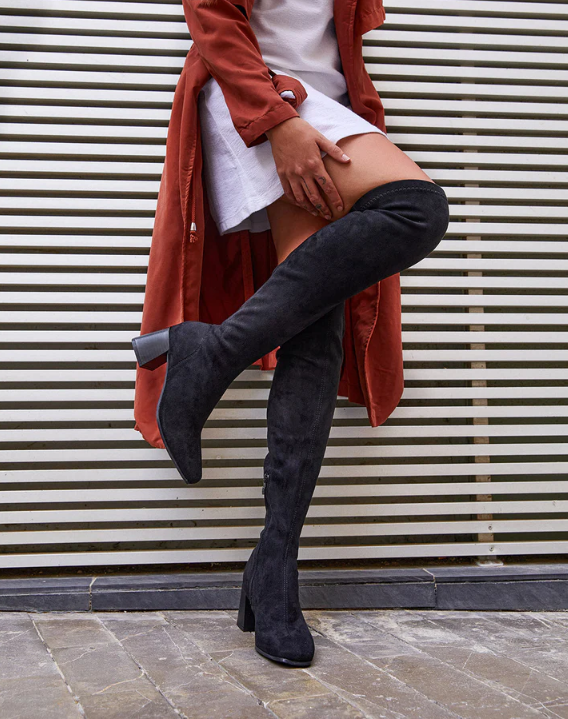 IQSHOES Γυναικεία Μπότα 106.DB2044 Μαύρο