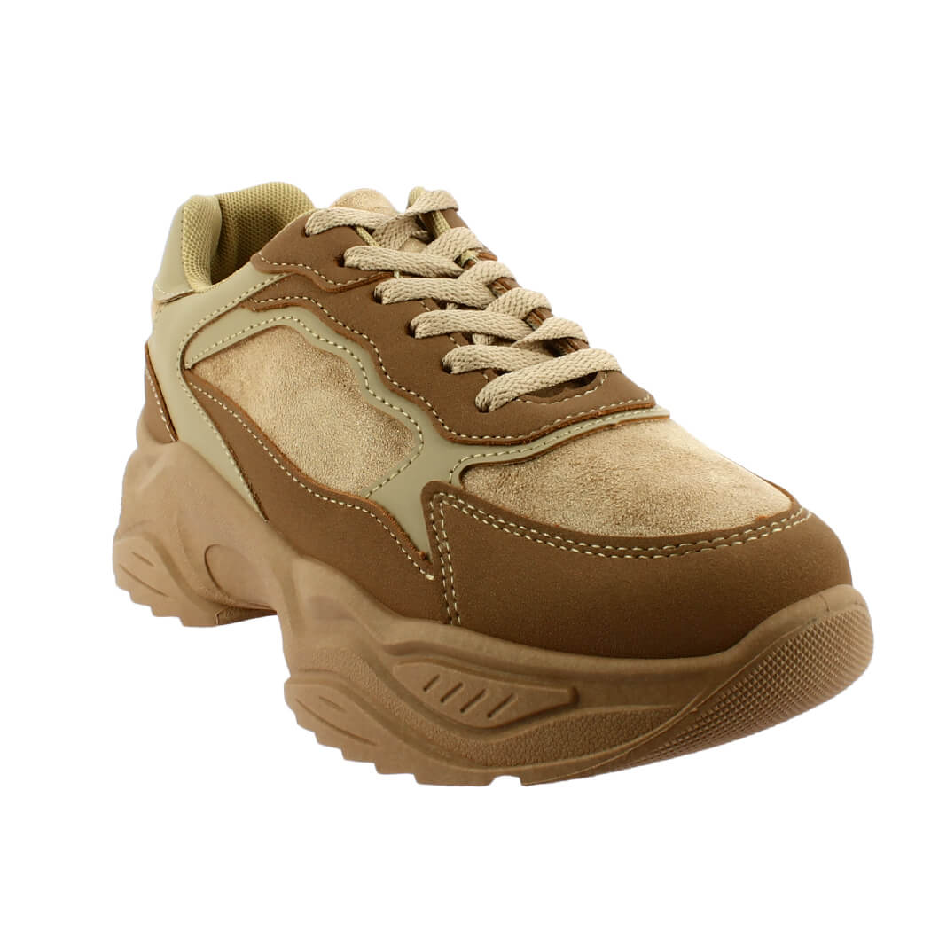 IQSHOES Γυναικείο Sneaker 17.123.6168.1202BB Taupe