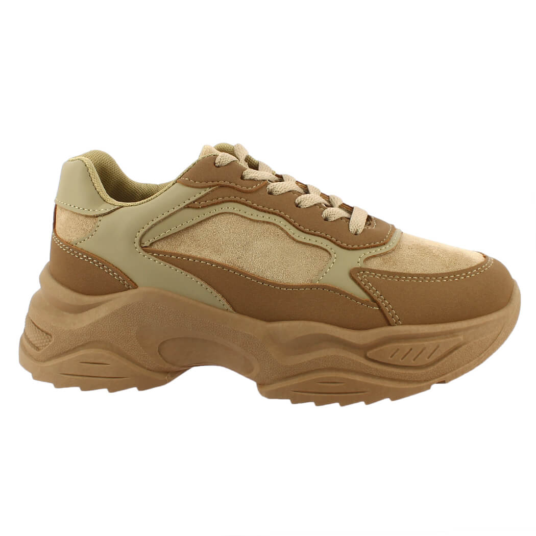 IQSHOES Γυναικείο Sneaker 17.123.6168.1202BB Taupe