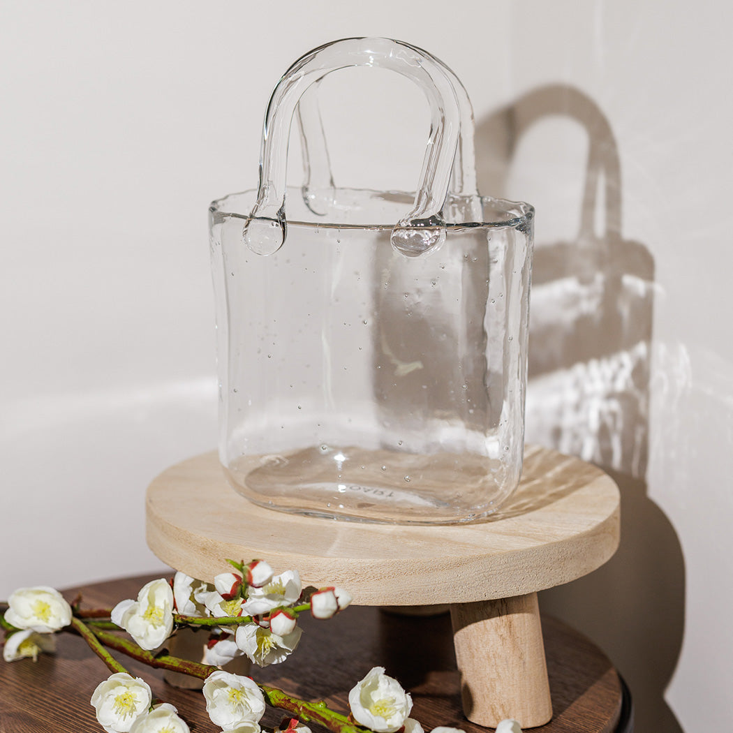 KOART| Sophaki Γυάλινο Βάζο σε σχήμα Τσάντας CM