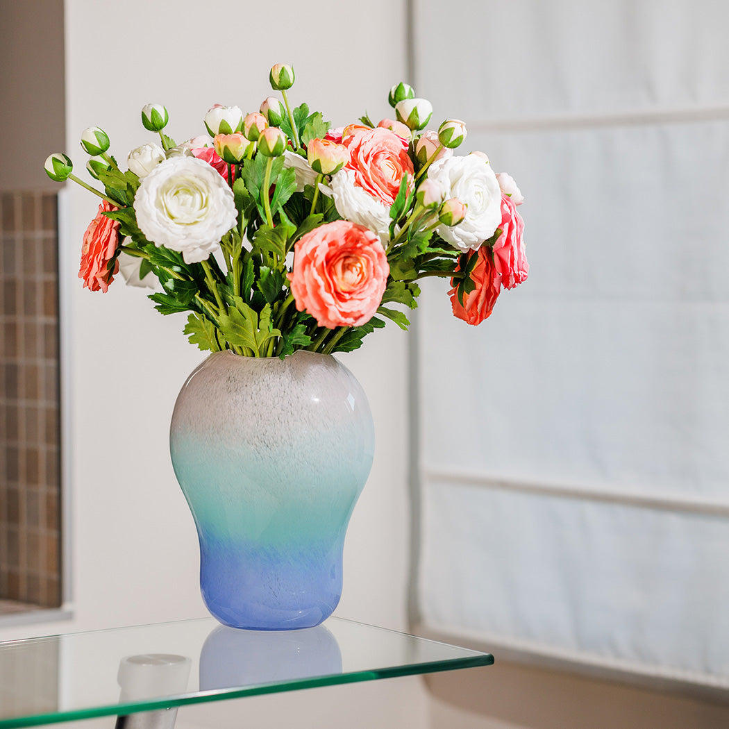 KOART| Rosa Λευκό Τεχνητό Λουλούδι Real Touch 45 εκ. 1τμχ.